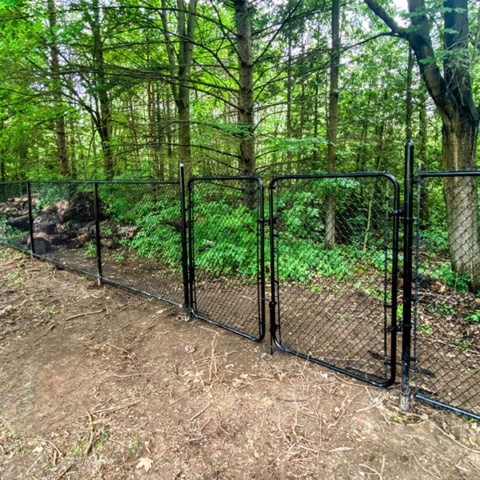 Chain link fence