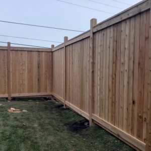 wood fence