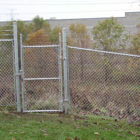 Chain Link Fence with Gate